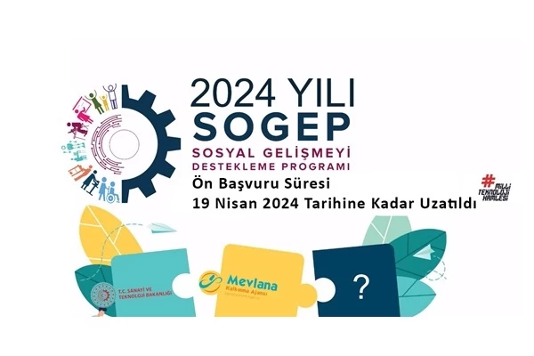 Mevlana Kalkınma Ajansı 2024 Yılı Sosyal Gelişmeyi Destekleme Programı (SOGEP) proje ön başvuru süresi uzatıldı