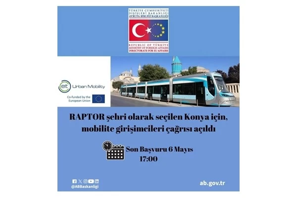 RAPTOR Şehri Seçilen Konya için Mobilite Girişimcileri Çağrısı açıldı